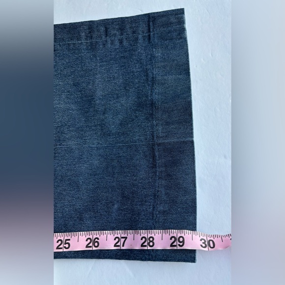 Larry Levine Dark Blue Stretch Denim Trouser Pants Womens Straight Leg, 10 - Picture 8 of 12